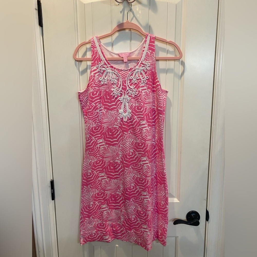 Lilly Pulitzer Pink and White Dress